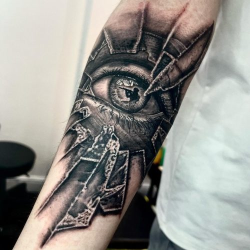 Realism Tattoo Design at Blackout Tattoo & Piercing Academy in Middlesbrough.