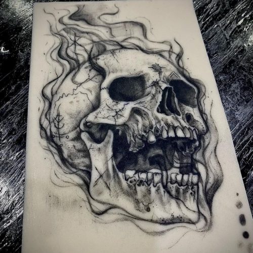 Skull Tattoo Design