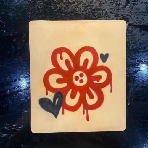 Colour Flower Tattoo Design