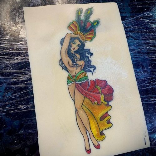 Woman Tattoo Design