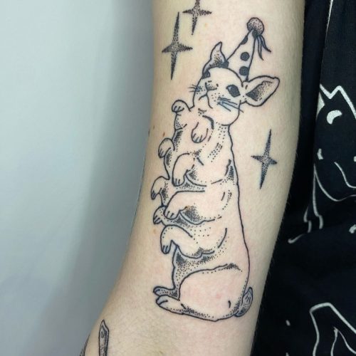 Rabbit Tattoo Design