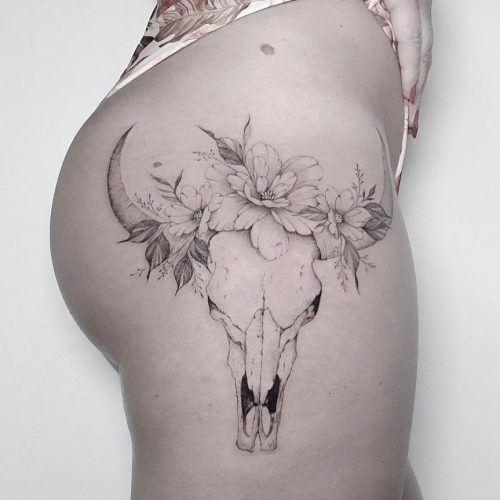 Fine Line Tattoo Design.