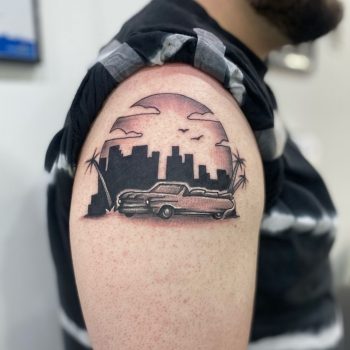 Blackwork Style Tattoo