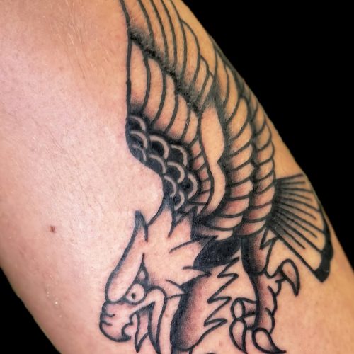Eagle trad tattoo