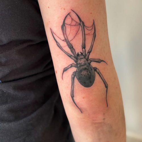 Spider Black Tattoo Design