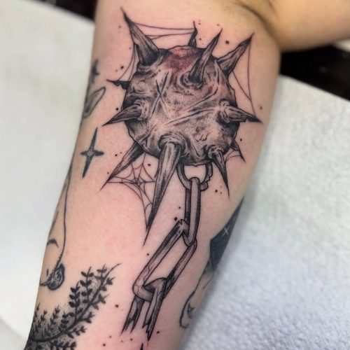 Blackwork tattoo design