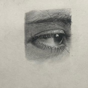 Eye realistic drawing