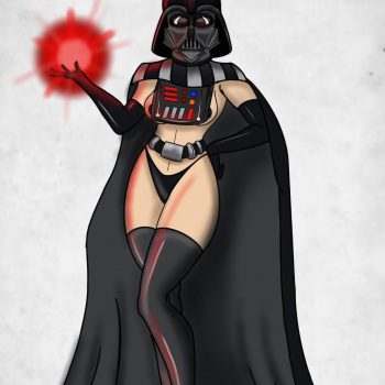 masked woman tattoo design