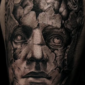 Mask, realism tattoo design